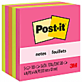 Post-it® Notes - Poptimistic Color Collection - 4" Flag/Notex 4" Flag/Note - Square - 100 Sheets per Pad - 6755AN 1 thumbnail image