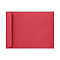 LUX #6 3/4 Open-End Envelopes, Gummed Seal, Holiday Red, Pack Of 50