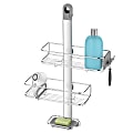 simplehuman® Adjustable Shower Caddy, Brushed Aluminum