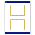 Avery® Print-To-The-Edge Postcards With Sure Feed®, S00-DJC-PRMWC10, 4-1/4" x 5-1/2", Matte White, Preprinted Gold Beads Design, Pack Of 20 1 thumbnail image