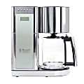 Russell Hobbs Glass 8-Cup Coffee Maker, Silver/Stainless Steel