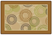 Carpets for Kids® KIDSoft™ Raindrop Ripples Decorative Rug, 6' x 9', Brown 1 thumbnail image
