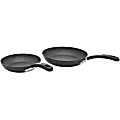 The Rock Set of 2 Fry Pans with Bakelite Handles - Cooking, Frying - Dishwasher Safe - 8" Frying Pan - 10" 2nd Frying Pan - Black - Bakelite Handle - 2 / Case