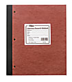 TOPS™ Lab Research Notebook With Carbon Sheets, 9 1/4" x 11", Quad Ruled, Brown/Canary/White, 100 Sheets