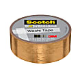 Scotch® Expressions Washi Tape, 3/5" x 257", Gold