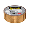 Scotch® Expressions Washi Tape, 3/5" x 257", Gold 1 thumbnail image