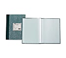 TOPS Quad Ruled Lab Research Notebook - 60 Sheets - 7 3/4" x 10 3/8" - White Paper - Green Cover - Graphite Cover - Stiff-back - 1 Each 1 thumbnail image