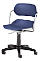 OFM Computer Swivel Task Chair, Navy/Silver