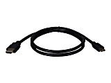 QVS High-Speed HDMI To Mini HDMI With Ethernet 1080p HD Camera Cable, 6.56' 1 thumbnail image