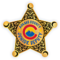 Custom Full-Color Printed Labels And Stickers, Sheriff Star, 2-3/4", Box Of 125 Labels 1 thumbnail image