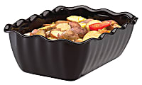 Cambro Plastic Deli Crocks, 2.2 Qt, Black, Pack Of 6 Crocks 1 thumbnail image