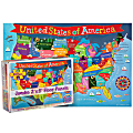 Round World Products Kids' United States 48-Piece Floor Puzzle