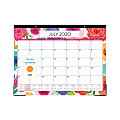 Blue Sky™ Academic Monthly Desk Calendar, 22" x 17", Mahalo, July 2020 to June 2021, 100157-A 1 thumbnail image