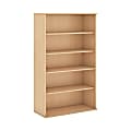 Bush Business Furniture 66"H 5-Shelf Bookcase, Natural Maple, Standard Delivery 1 thumbnail image