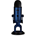 Blue Yeti USB Microphone - Midnight Blue - Ultimate USB microphone - 3 condenser capsules - 4 recording patterns - 20Hz - 20kHz 1 thumbnail image