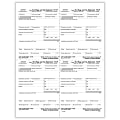 ComplyRight™ W-2 Tax Forms, Inkjet/Laser, Employer Copy 1 State, City Or Local Tax Department, 4-Up Box W-Format, 8-1/2" x 11", Pack Of 50 Forms
