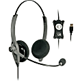 VXi TalkPro USB2 Headset - Stereo - USB - Wired - Over-the-head - Binaural - Semi-open - Noise Cancelling Microphone 1 thumbnail image