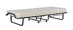 Linon Home Decor Products Cameron Folding Bed, 15"H x 31-1/2"W x 74-13/16"D, Beige
