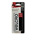 VELCRO® Brand Industrial Strength Tape, 2" x 4", Black, Pack Of 3