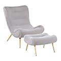 LumiSource Cloud Contemporary Chair, Natural/Gray 1 thumbnail image