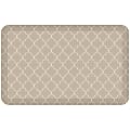 GelPro Designer Comfort Polyurethane Anti-Fatigue Mat For Hard Floors, 20” x 32”, Trellis Khaki 1 thumbnail image