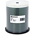 Verbatim CD-R 700MB 52X DataLifePlus Shiny Silver Silk Screen Printable - 100pk Spindle - Printable - Silk-screen Printable 1 thumbnail image