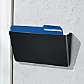 Office Depot® Brand Single Wall Pocket, Letter Size, Black 1 thumbnail image