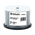 Verbatim CD-R 700MB 52X DataLifePlus Silver Inkjet Printable, Hub Printable - 50pk Spindle - Yes - Inkjet Printable