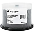 Verbatim Inkjet Printable DVD+R Discs, 4.7GB, 16x, Spindle, White, 50/Pack 1 thumbnail image