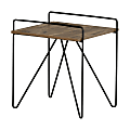 South Shore Slendel End Table, 21-3/4”H x 20”W x 17-1/2”D, Brown Oak 1 thumbnail image