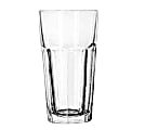 Libbey Glassware Gibraltar Iced Tea Glasses, 22 Oz, Clear, Pack Of 24 Glasses