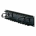 APC 2U Patch Cord Organizer - Cable Manager - Black - 2U Rack Height 1 thumbnail image
