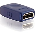 C2G HDMI Coupler - Velocity - Female to Female - 1 x Type A Female - 1 x Type A Female - Blue 1 thumbnail image