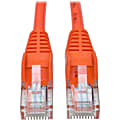Tripp Lite 25ft Cat5 Cat5e Snagless Molded Patch Cable UTP Orange RJ45 M/M 25' - 128 MB/s - Patch Cable - N001025OR 1 thumbnail image