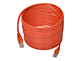 Tripp Lite 25ft Cat5 Cat5e Snagless Molded Patch Cable UTP Orange RJ45 M/M 25' - 128 MB/s - Patch Cable - 25 ft - 1 x RJ-45 Male Network - 1 x RJ-45 Male Network - Gold-plated Contacts - Orange