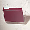 Office Depot® Brand Single Wall Pocket, Letter Size, Clear 1 thumbnail image