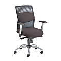 OFM AirFlo Series Fabric Chair, Black/Black-Silver 1 thumbnail image