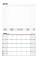 Office Depot® Brand Monthly Desk/Wall Calendar, 11" x 8-1/2", White, January To December 2021, OD301528