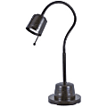 Office Depot® Brand Halogen Gooseneck Desk Lamp, Matte Black 1 thumbnail image