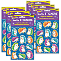Trend Colorful Hedgehog Sparkle Stickers, 24 Stickers Per Pack, Case Of 6 Packs