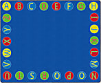 Flagship Carpets Alphabet Circles Rug, 10' 9" x 13' 2", Multicolor 1 thumbnail image