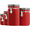 Anchor Hocking Ceramic Canister 4-Piece Set 1 thumbnail image