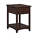 Bush Furniture Buena Vista Laptop End Table, Madison Cherry, Standard Delivery 1 thumbnail image