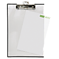 Baumgartens® Double-Panel See-Thru Clipboard, 8 1/2" x 11", Clear