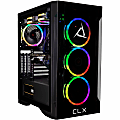 CLX SET Gaming Desktop PC, AMD Ryzen 9 32GB Memory, 1TB SSD, 4TB Hard Drive, NVIDIA GeForce RTX 4070 Ti 12 GB GDDR6X, Black - TGMSETRTU2C01BM 1 thumbnail image