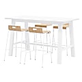 KFI Studios Midtown Bar-Height Table Set, Natural 1 thumbnail image