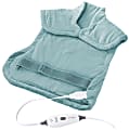 Pure Enrichment PureRelief XL King Size Heating Pad, 23-1/2" x 11-1/2", Sea Glass