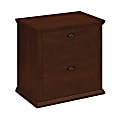 Bush Business Furniture Yorktown 31"W x 20"D Lateral 2-Drawer File Cabinet, Antique Cherry, Standard Delivery 1 thumbnail image
