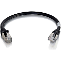 C2G 6in Cat6 Snagless Shielded (STP) Network Patch Cable - Black - Category 6 for Network Device - RJ-45 Male - RJ-45 Male - Shielded - 6in - Black 1 thumbnail image