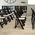 Flash Furniture HERCULES Wood Folding Chair, Chocolate